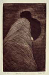 Title: Etching-i, Medium: Etching, Size: 6.5in x 10.5in, Year: 1982