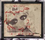 Title: Prisner-of-mind-2, Medium: Litho, silk-screen, photographs, mesh, Size: - , Year: -